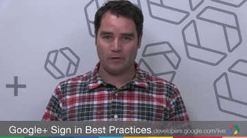 Google+ Developers Live: Sign-in Best Practices Episode #2 - Dynamic Scopes