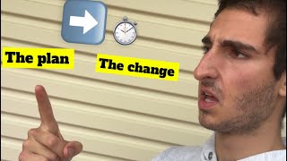 Autism and plan changing: Sometimes plans change it’s just how you deal with it
