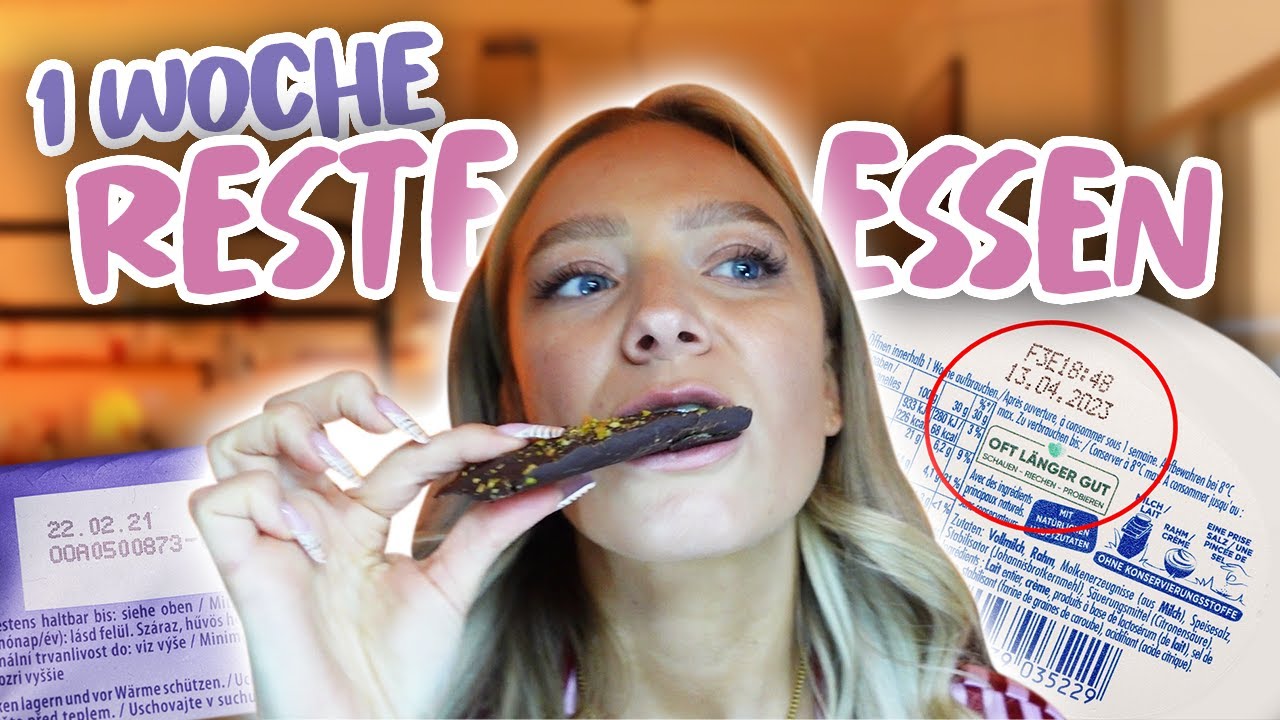 1 WOCHE NUR RESTE ESSEN! 😳*wenigstens hab ich Geld gespart* |CARAMELLA