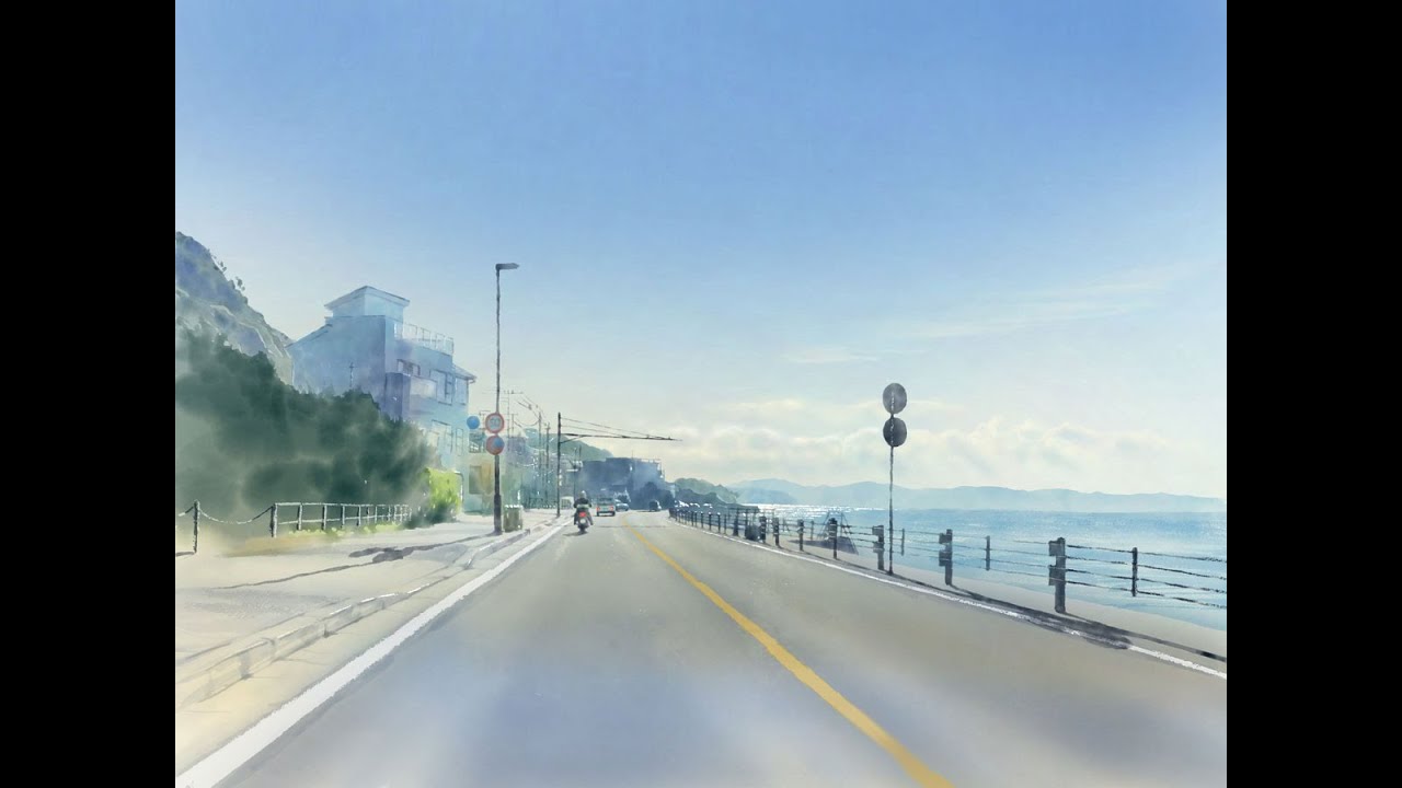 iPadで絵を描く! Adobe Frescoで描いた湘南の風景（iPad Artwork 062