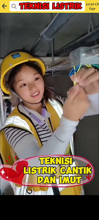 Teknisi listrik cewek cantik #shorts