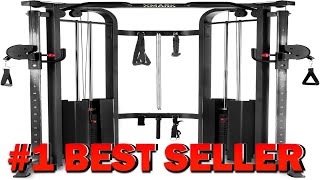 XMARK Functional Trainer Cable Machine with Dual 200lb Weight Stacks All in One Gym - B0CN3ZLFMP