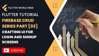 Flutter Firebase CRUD Series: Part 3 || Crafting UI for Login and Sign Up Screens || #flutter #yt :)