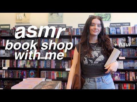 ASMR vlog ✨📚 come book shopping with me