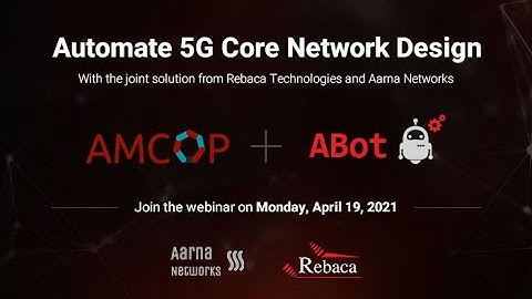 Automate 5G Core Network Design Demo