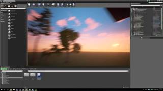 Unreal Engine 4 Wind, Sky, and Elevator Early Prototype