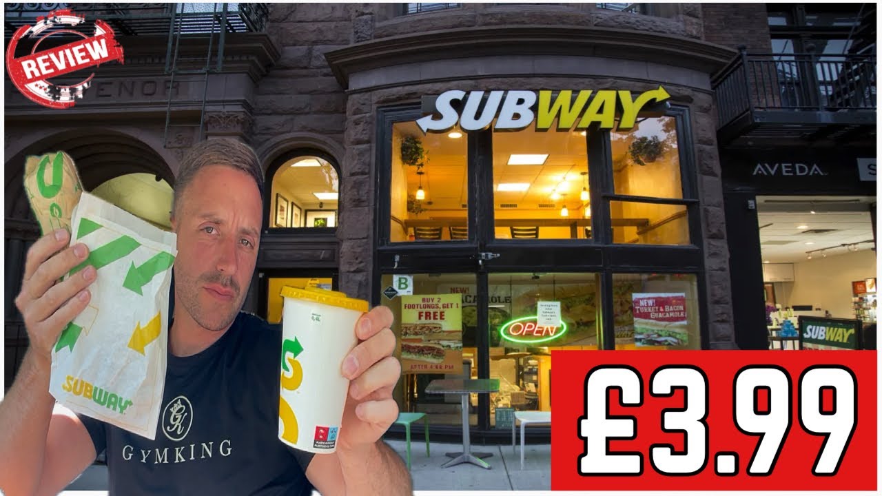 ''Trying SUBWAYS Saver Sub Menu £3 99 Taste Test''