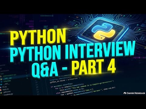 Top 10 Core & Data Python Interview Questions & Answers (Part 4) | Full Prep Guide 🐍