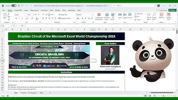 Free Excel Esports Case for beginners from the MEWC Brasil Chapter - Excel Athlete Basics Revisited