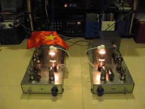 811 tube-amplifier monoblock - YouTube