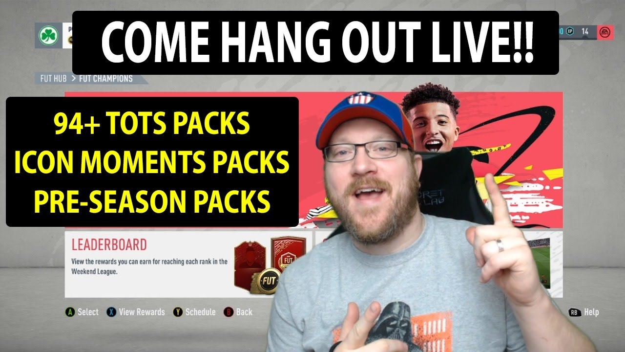 LIVE NOW - 94+ TOTSSF GUARANTEED SBC - ICON Moments Pack Opening - Pre-Season FIFA 20 Ultimate Team