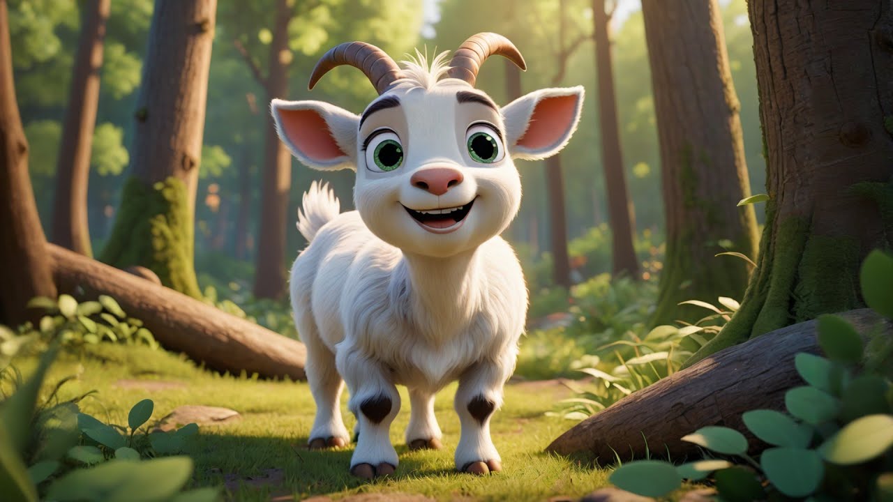 Gigi the Goat and Leo the Lion | A Tale of Courage and Friendship | Kids Animal Story in English |