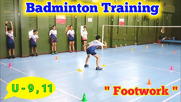 Badminton Training 🔴 Beginners 🔴 Footwork 🔴 Basic 🔴 Tips And Tricks