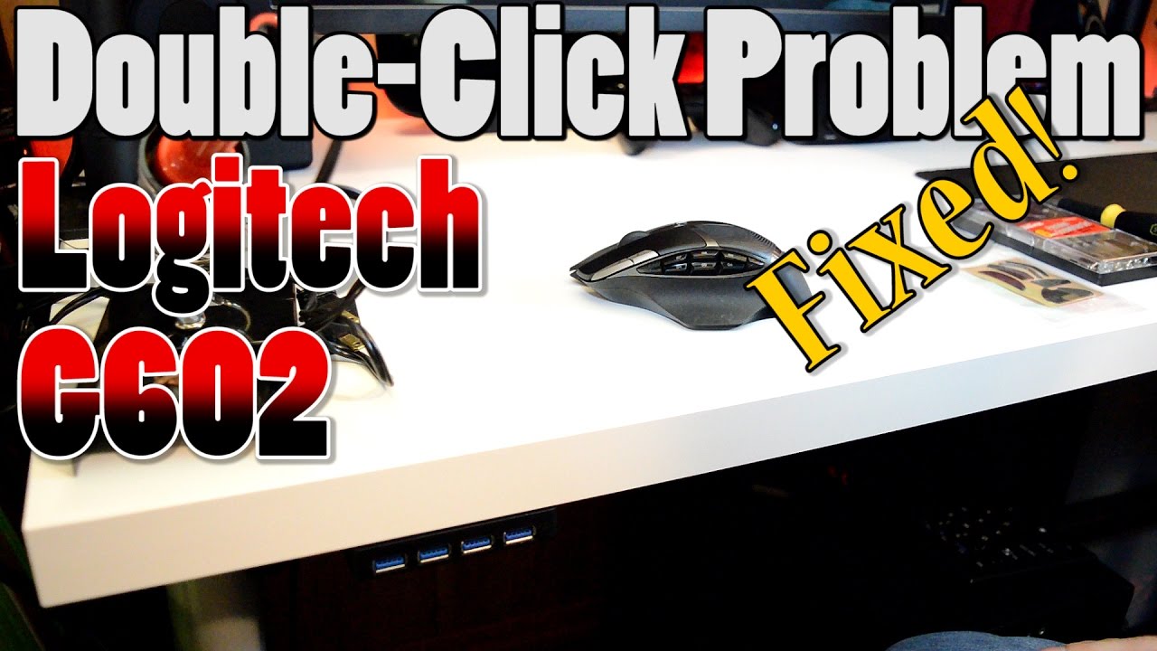 How to Fix the "Doube-Click" Problem on Logitech G602 Wireless Gaming Mouse - Part 1 YouTube