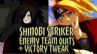 Shinobi Striker Enemy Team Quits Victory Twerk