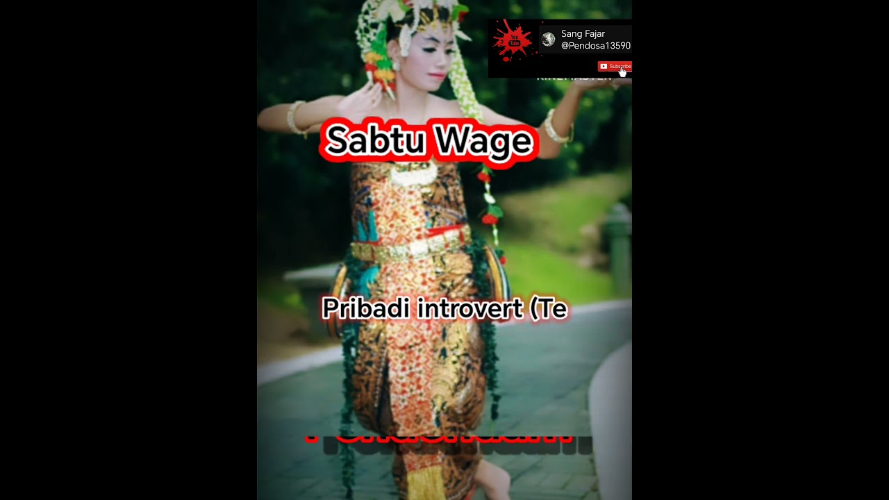 Sabtu wage, 
