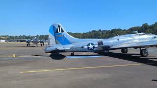 B-17 & B-25 Arrive at Boeing Field/King County Airport in Seattle, WA - 7/28/25
