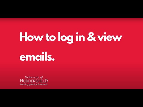 How to login & view your emails