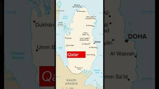 Peta Qatar dan kota-kota terkenal | Peta dunia negara-negara | # peta negara | # negara-negara terkenal