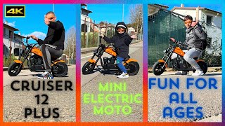 HYPER GOGO CRUISER 12 PLUS - ELECTRIC MINI MOTORCYCLE - FUN FOR ALL AGES - UNBOXING, ASSEMBLY, TEST