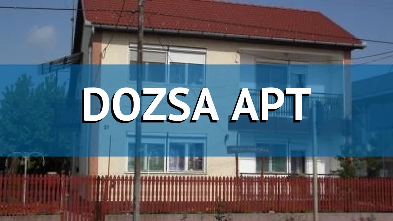 DOZSA APT 2* Венгрия Хайдусобосло обзор – отель ДОЗСА АПТ 2* Хайдусобосло видео обзор