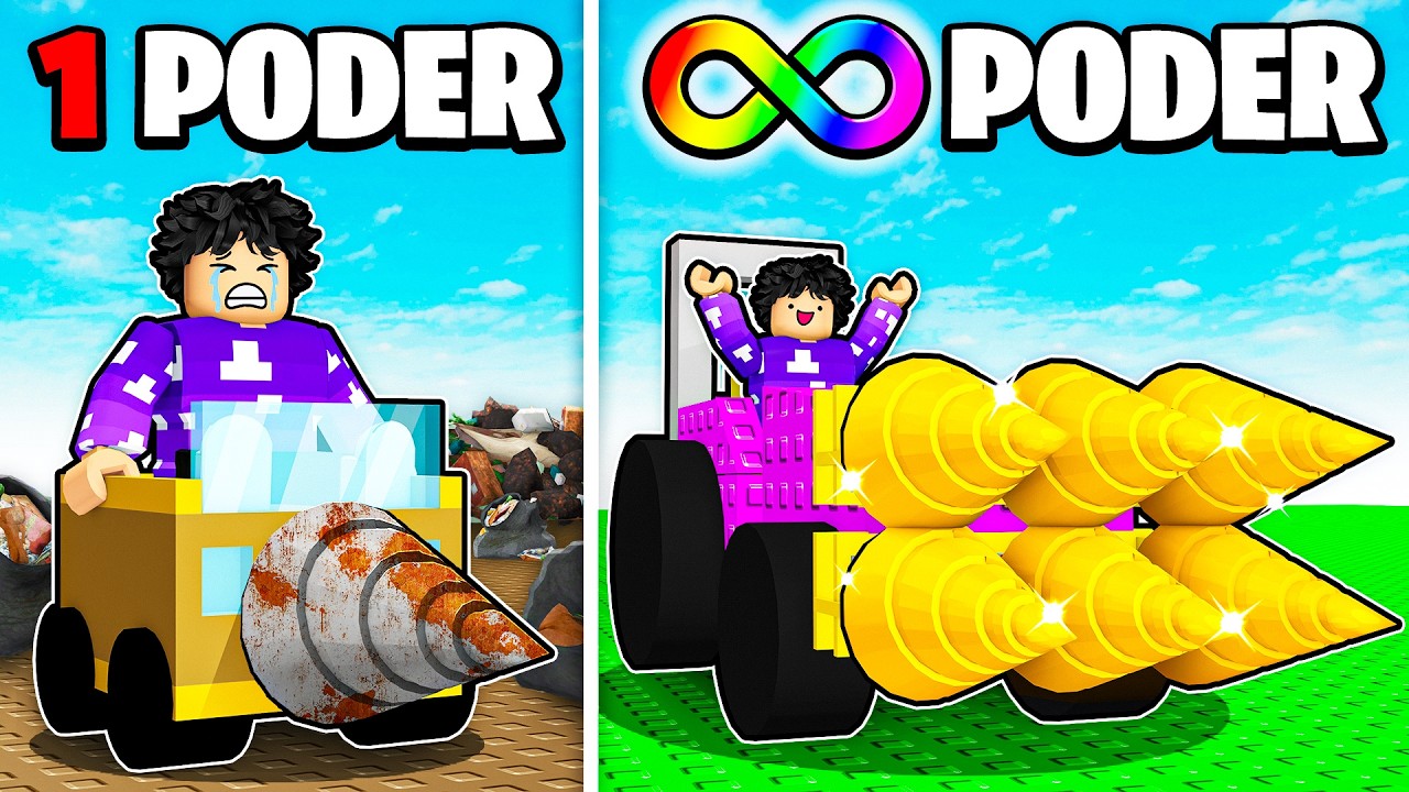 construí a IMPARÁVEL MAQUINA DE MINERAÇÃO para ficar RICO no Roblox