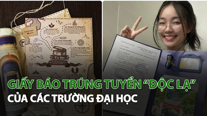 Giấy báo trúng tuyển trong tiếng anh là gì năm 2024