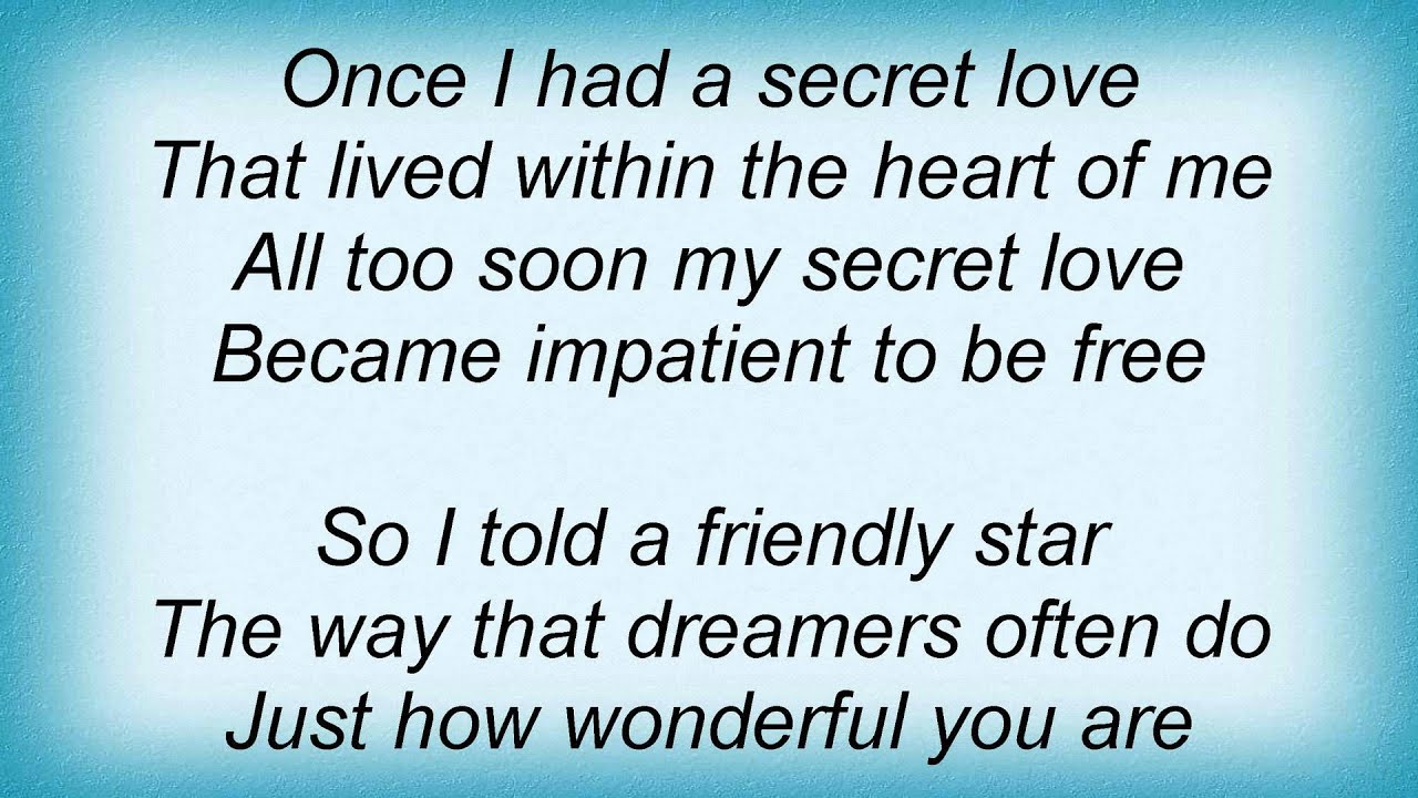 Billy Stewart Secret Love Lyrics_1 YouTube