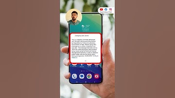 Reason Behind the Sound and Vibration of Government Alerts on Your Phone