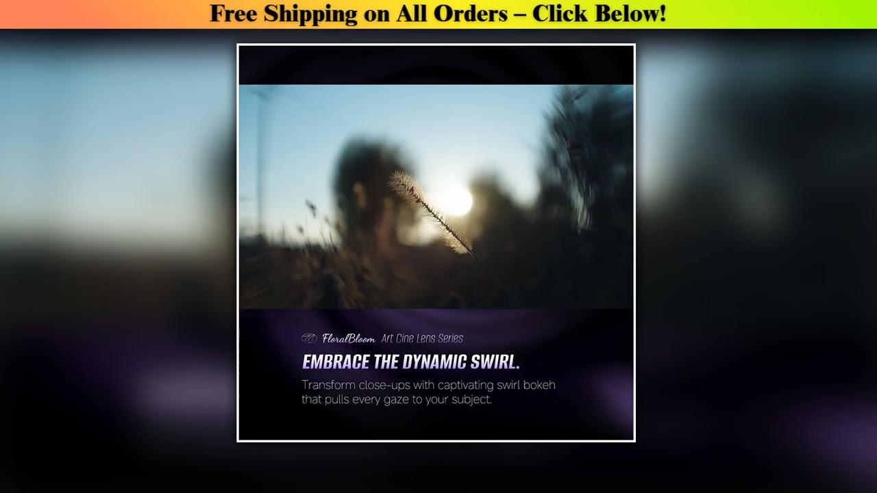 7artisans 37mm T2.9 Floral Bloom Series Full Frame Manual Prime Lens Art Cine Camera Lens for