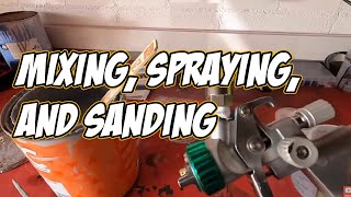 🚙 Mixing, Spraying, and Sanding 2k Filler Primer for Paint Application 🌴