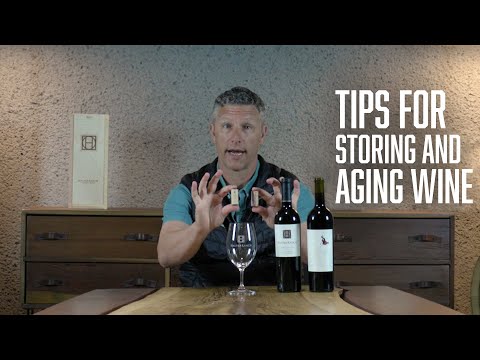 A Winemaker's Tips for Storing and Aging Wines