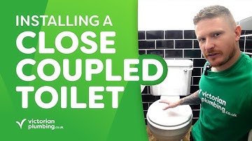 How to Install a Close Coupled Toilet | Victorian Plumbing