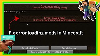 How to Fix Minecraft Mod Loading Errors | QUICK Guide for Forge & Fabric Mods
