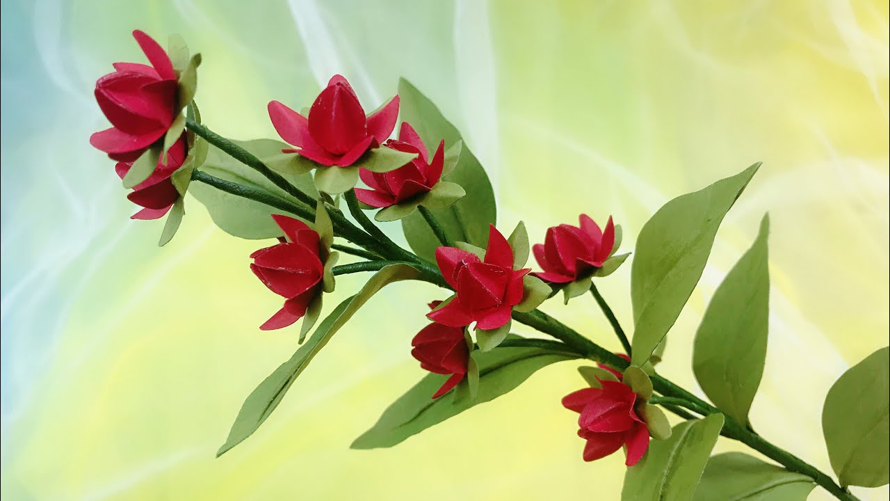 ABC TV | How To Make Easy Paper Flower With Shape Punch - Craft ...