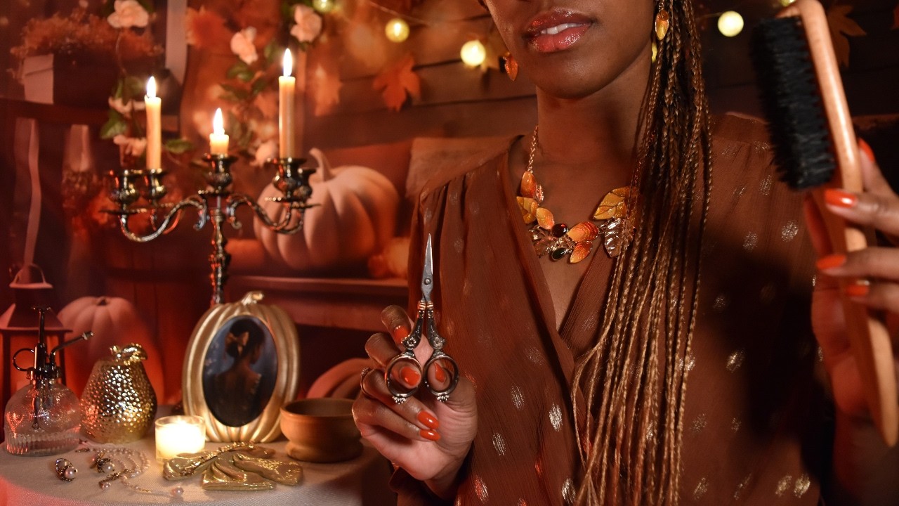 ASMR Haircut & Styling Roleplay 👑 Royal Princess Makeover For Deep sleep 