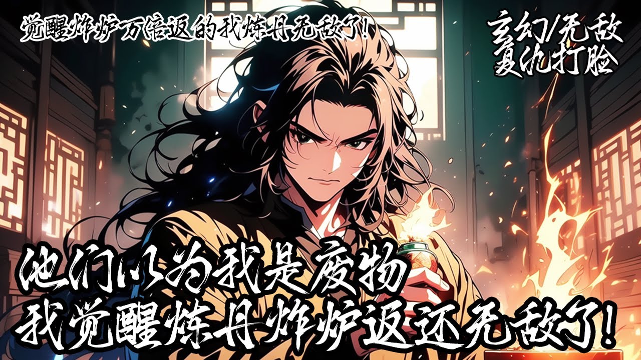 《覺醒炸爐萬倍返的我煉丹無敵了！》你本是煉丹天賦平庸遭師門設計廢功，逐出宗門後啟動炸爐返還系統。丹鼎爆裂萬倍返還神丹寶藥，炸出一條復仇通天路！#玄幻 #系统 #爽文