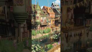 【Tiny Glade】おしゃれ可愛い運河の街がこんな簡単にできちゃう件！#shorts #cozy