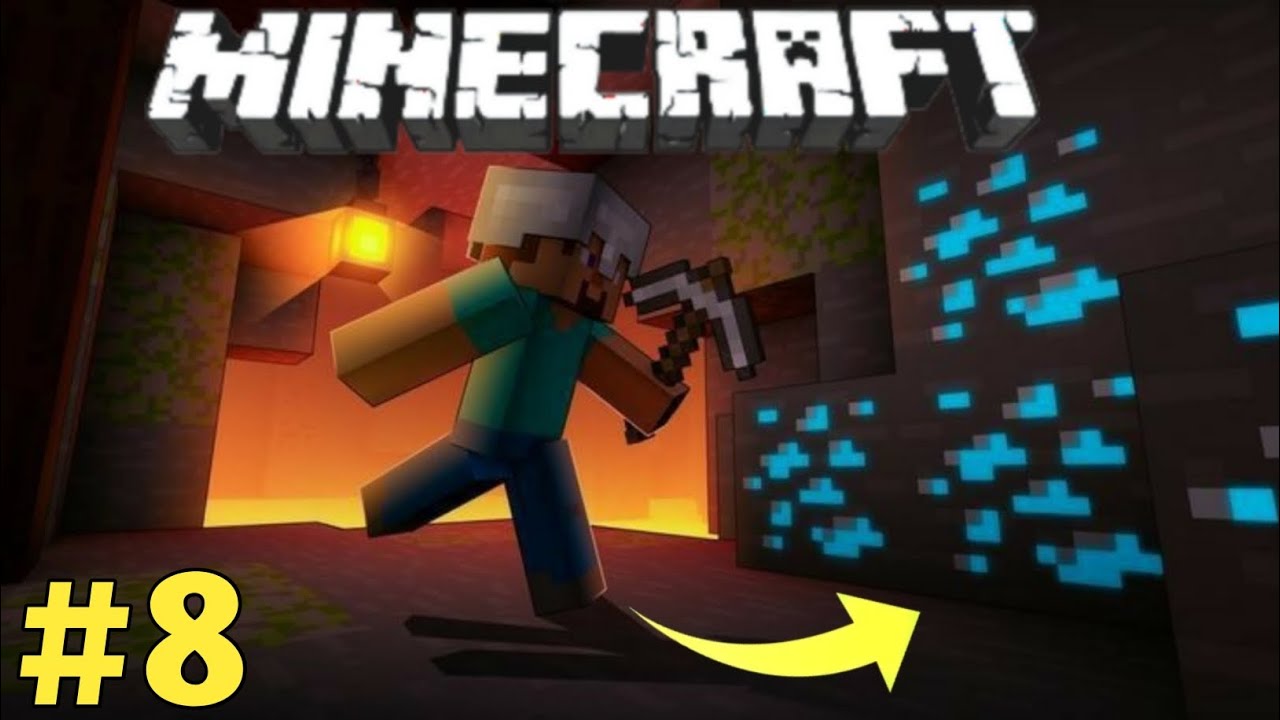 I FOUND A SECRET CAVE AND FOUND DIAMOND | Minecraft Gameplay #8 - YouTube