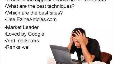 Internet Marketing Training : Submitting Articles