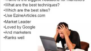 Internet Marketing Training : Submitting Articles Update