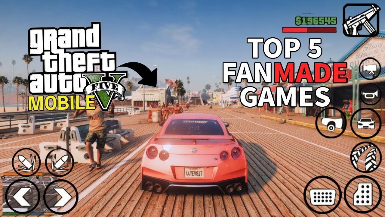 TOP 5 FanMade Games Like GTA 5 For Mobile Best