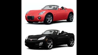Saturn Sky, Pontiac Solstice, Opel GT, Daewoo G2X (Kappa Platform) - Service Manual - Owners Manual