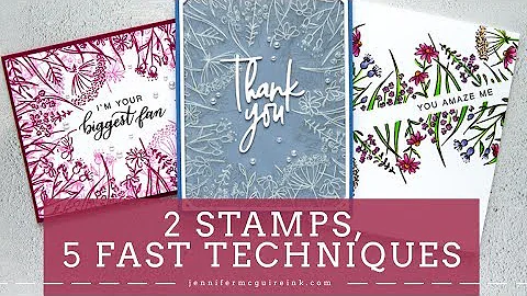 2 Stamps, 5 Fast Techniques
