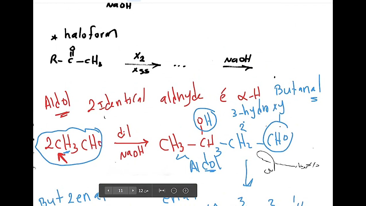 Aldol - haloform - Cannizaro