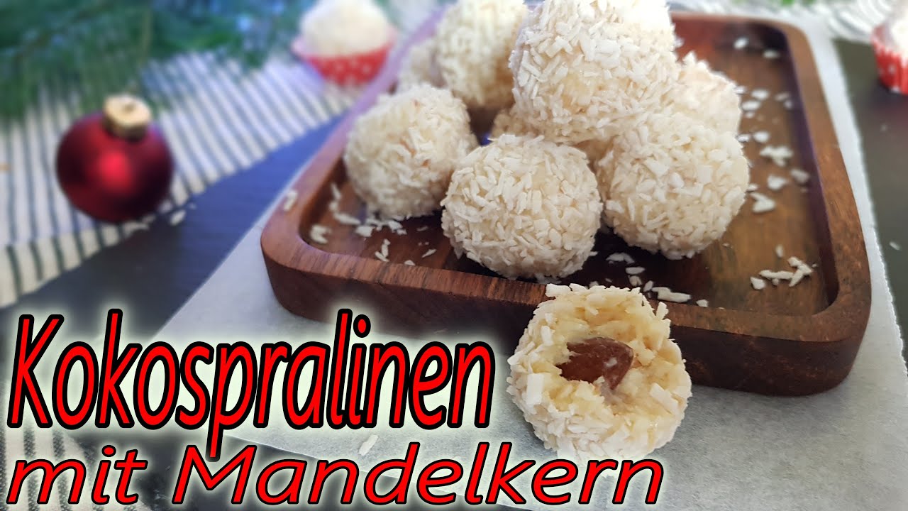 Kokospralinen mit Mandelkern | Martinas Adventskalender Türchen 19 ...