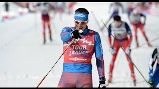 Неудержимый Сергей Устюгов на 1-ом этапе Tour de ski 2017
