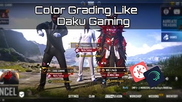 Colour Grading And Sky glow like Daku Gaming | 😱 How to make lobby edit like daku Gaming in Android