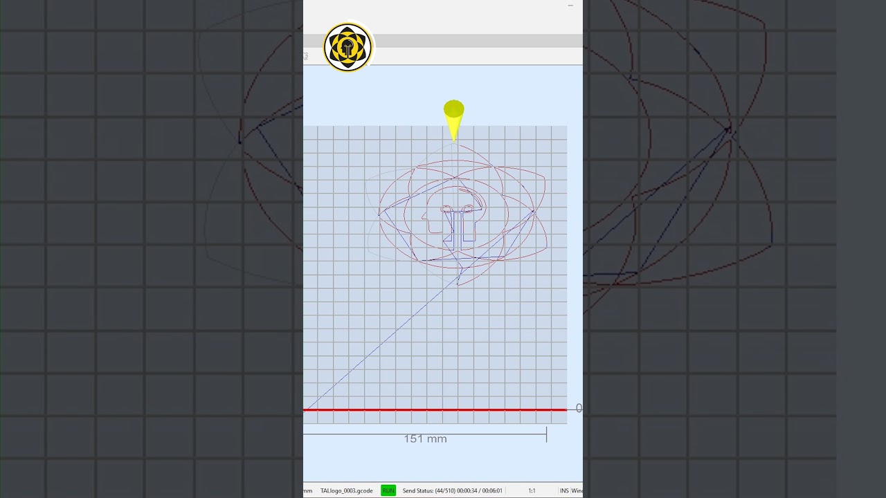 Watch the XY Plotter Transform Digital Dreams into Reality in 30s! ✨🎨