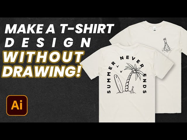 How to design a T-shirt without DRAWING! 